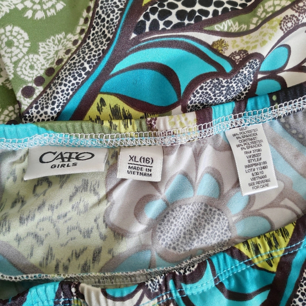 #Girls' Multi Color/Pattern XL Skirt - Picture 5 of 5